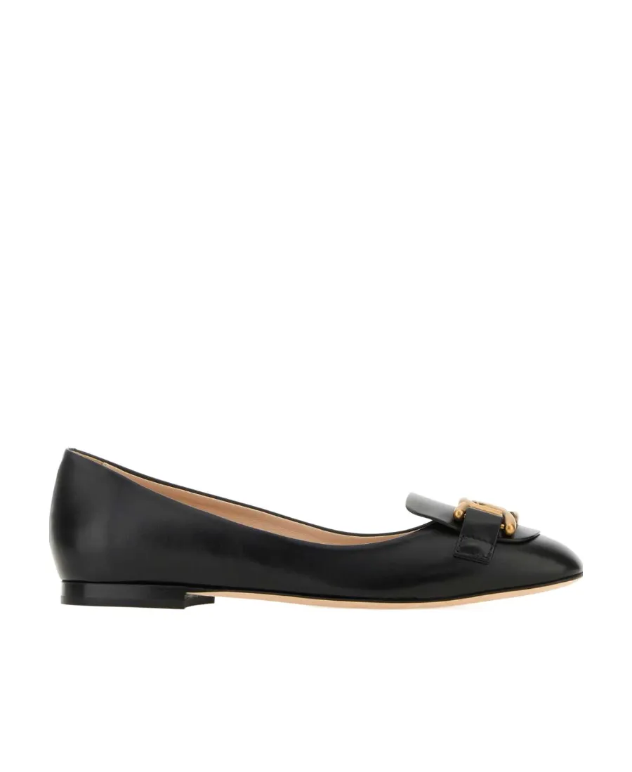 Tod's Chain-Link Detail Flat Shoes