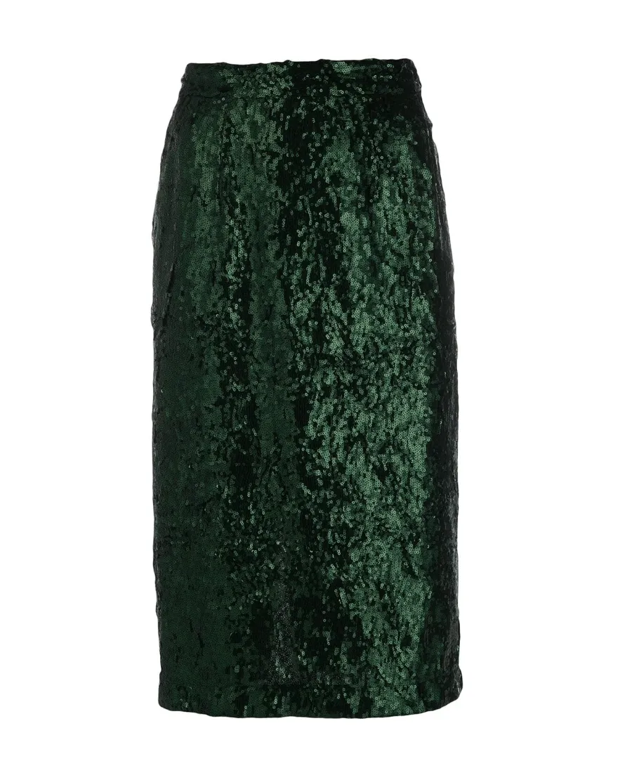 Sequined Pencil Skirt