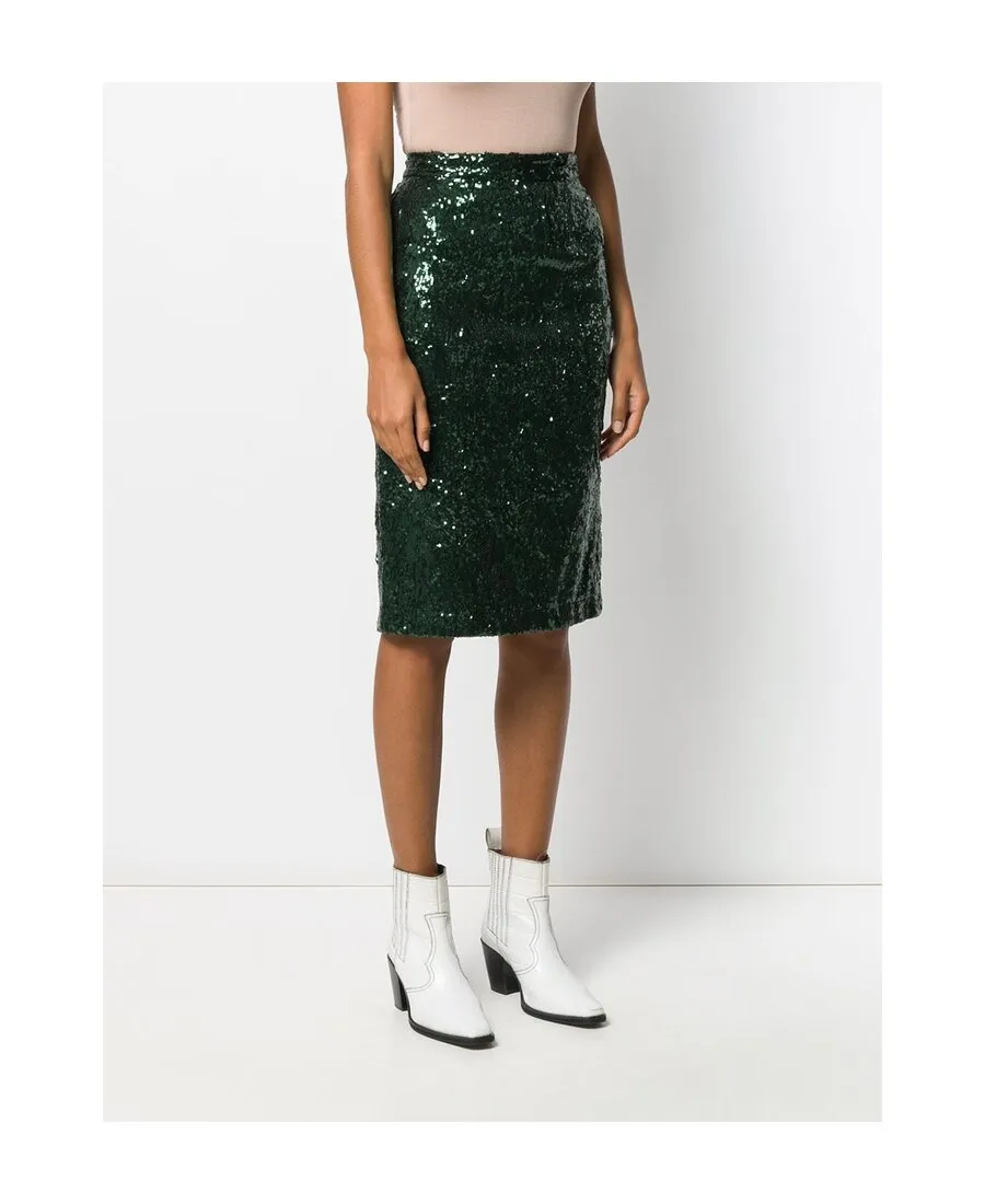 Sequined Pencil Skirt