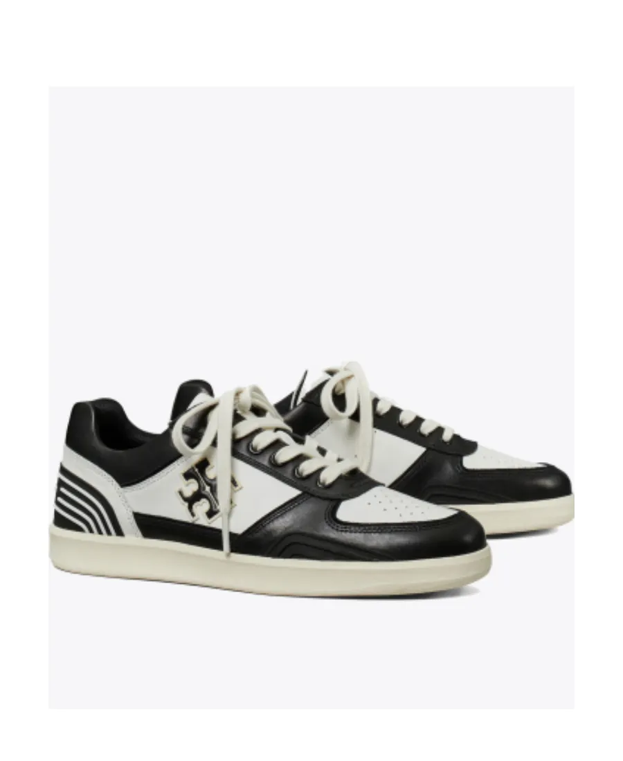 Tory Burch Clover Court Tow-Toned Sneakers