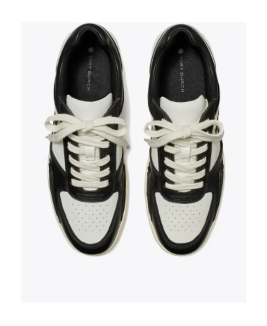 Tory Burch Clover Court Tow-Toned Sneakers