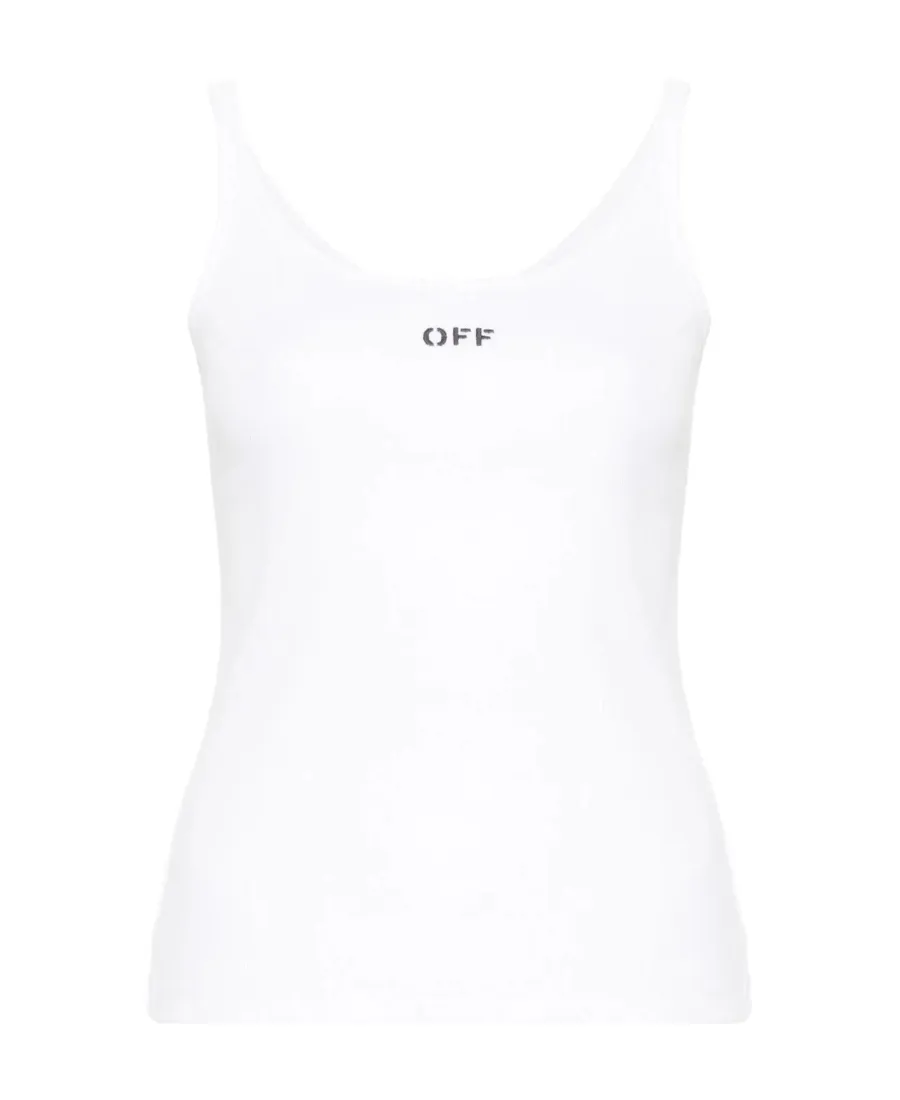 Off-White Off Stamp Sleeveless Tank Top