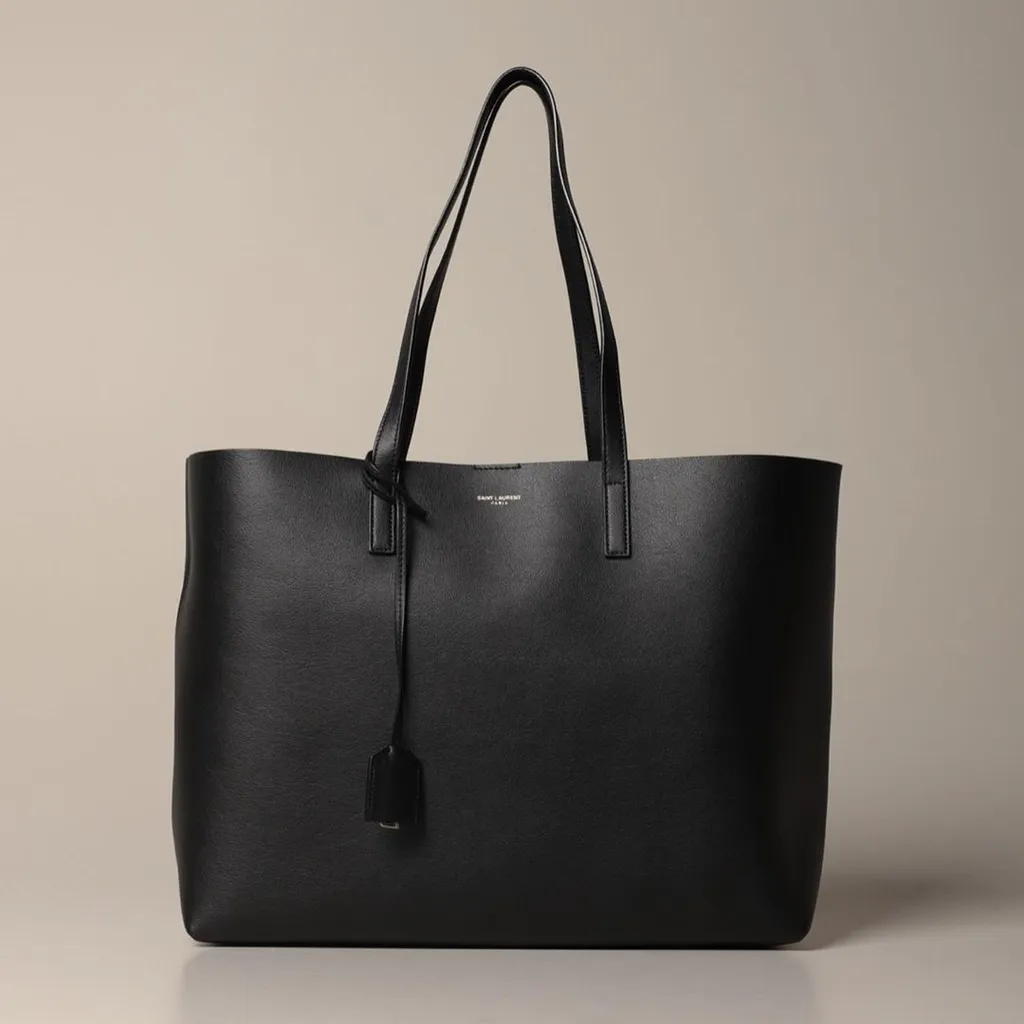 Saint Laurent E/W Logo Detailed Tote Bag