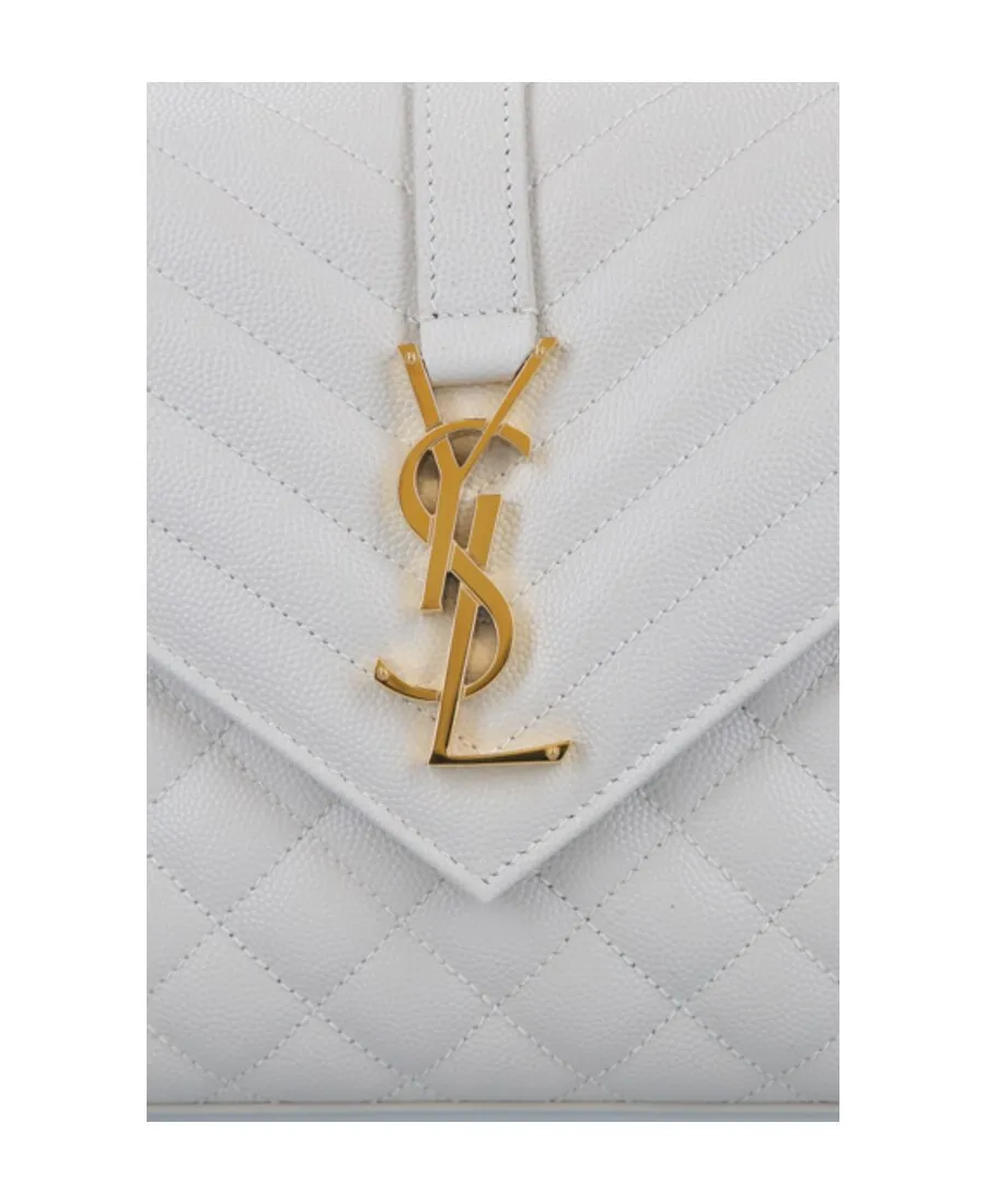 Saint Laurent Matelassé Envelope Medium Shoulder Bag