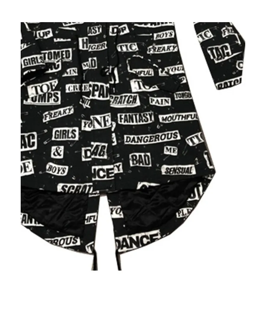 Letter Printed Casual Jacket