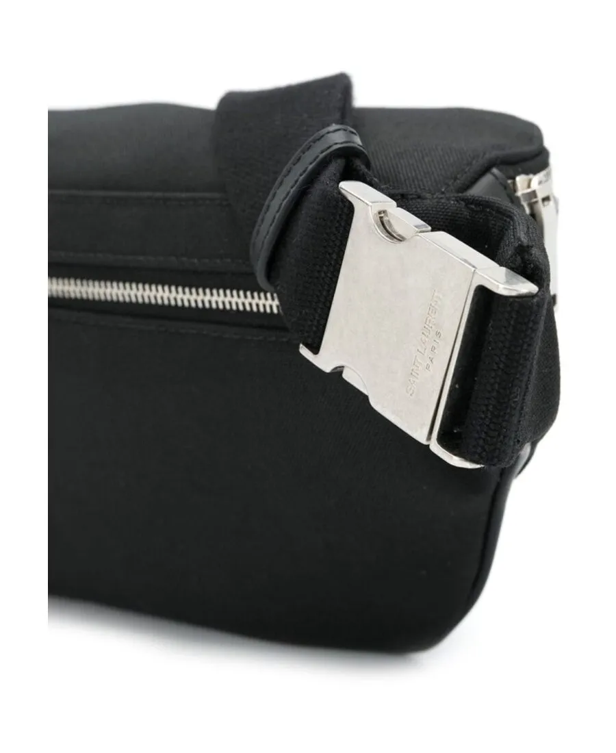 Saint Laurent Logo Detailed Zip-Up Belt Bag