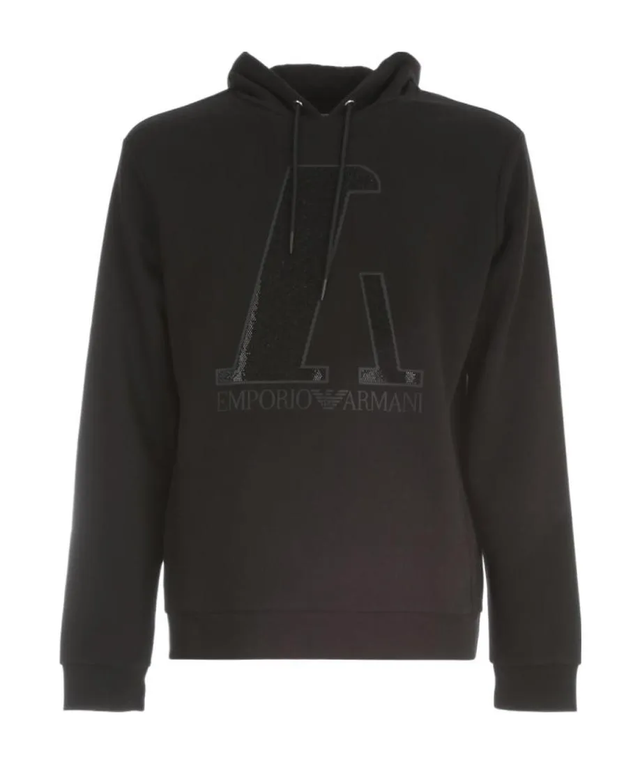 Embellished Logo Hoodie