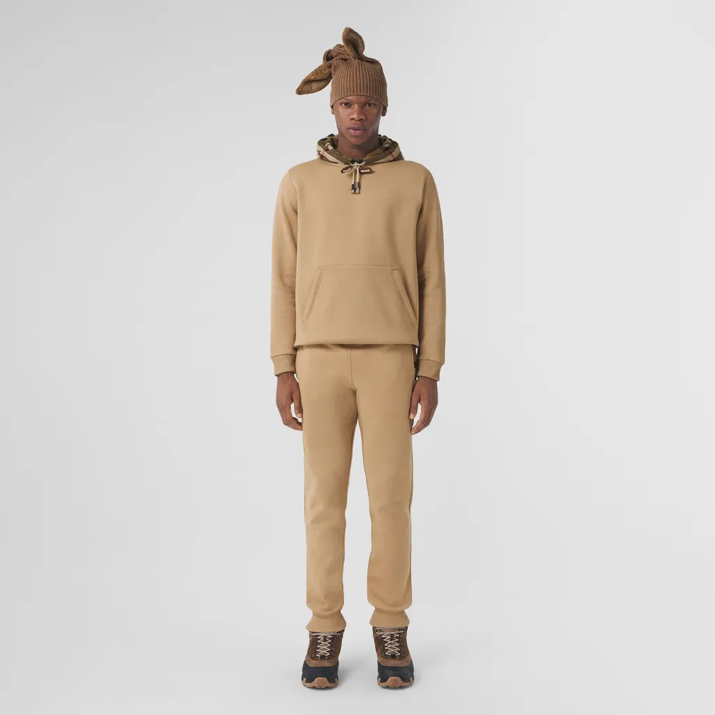 Burberry Check Panel Jogging Pants