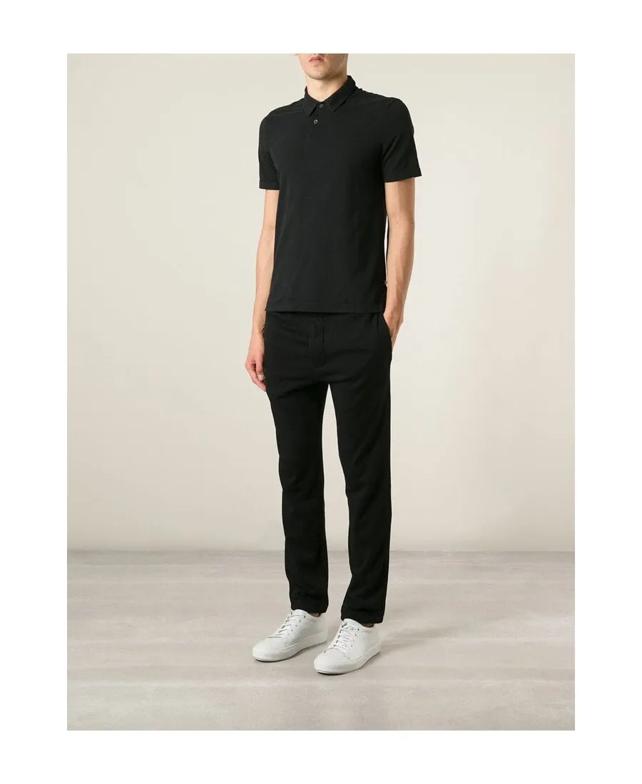 Sueded-Jersey Polo Shirt