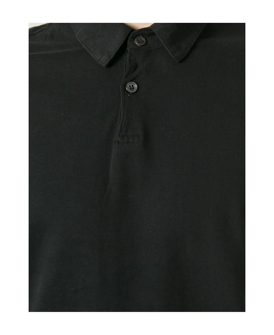 Sueded-Jersey Polo Shirt