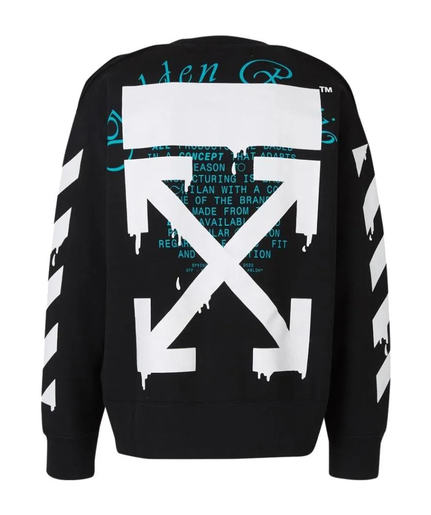 Dripping Arrows Crew Neck Sweatshirt