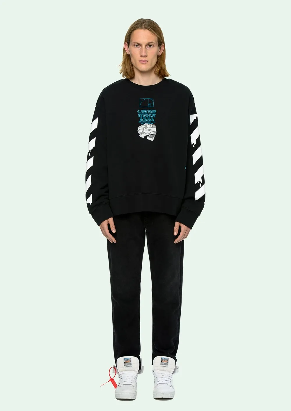 Dripping Arrows Crew Neck Sweatshirt