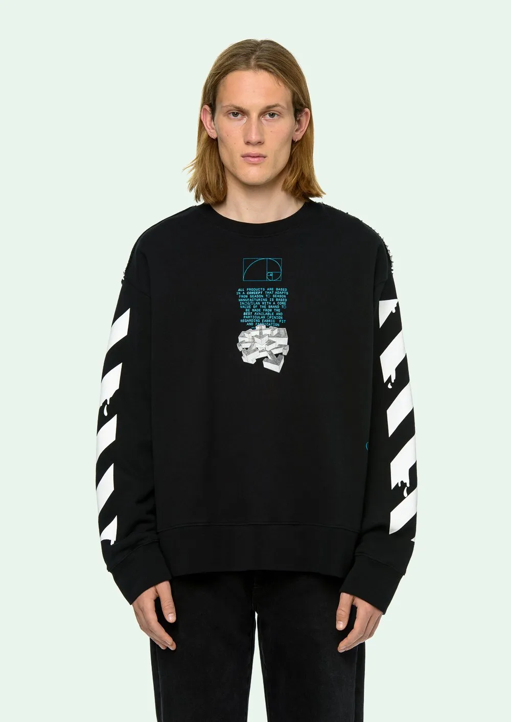 Dripping Arrows Crew Neck Sweatshirt