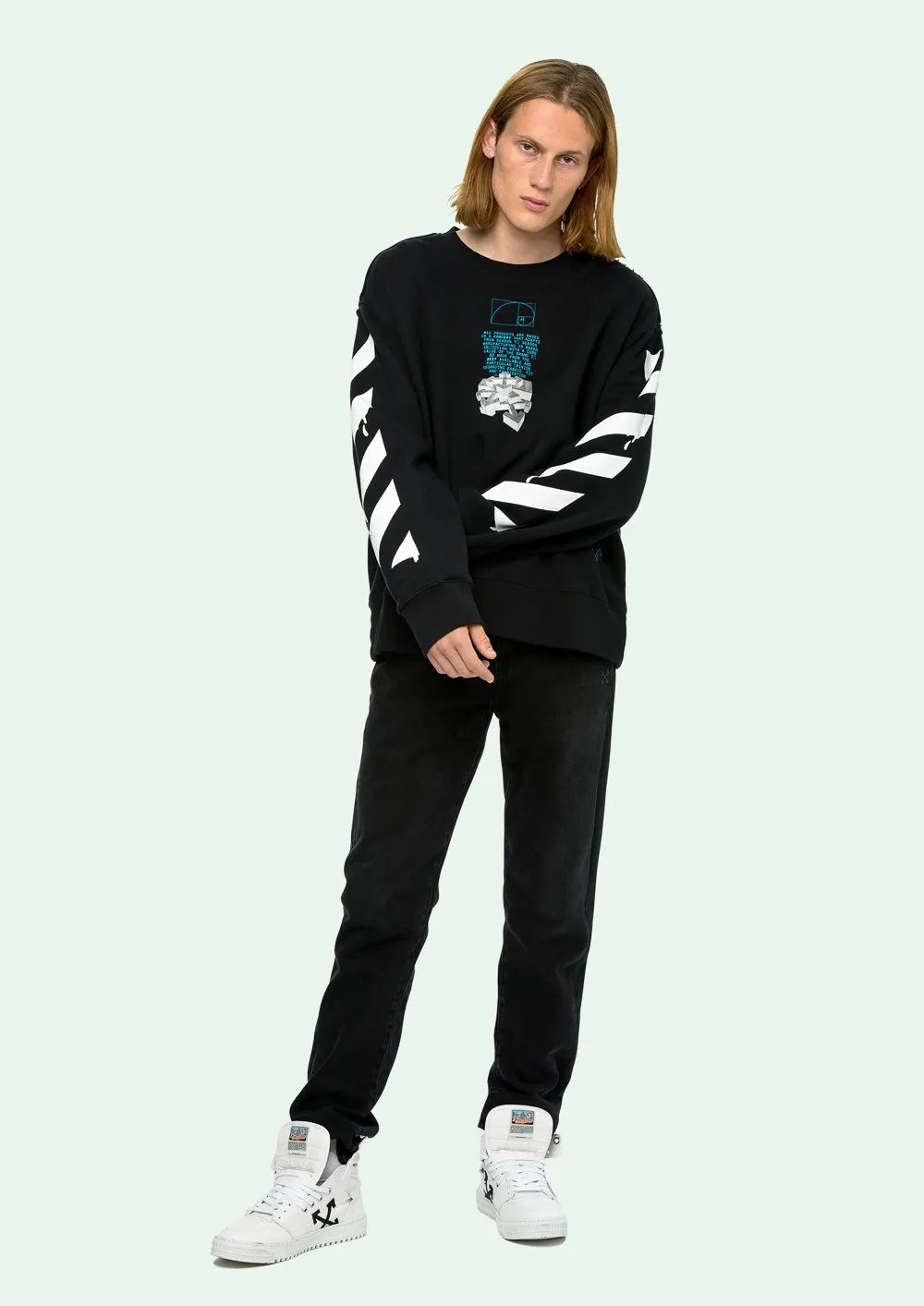 Dripping Arrows Crew Neck Sweatshirt