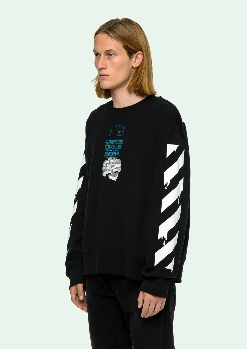 Dripping Arrows Crew Neck Sweatshirt