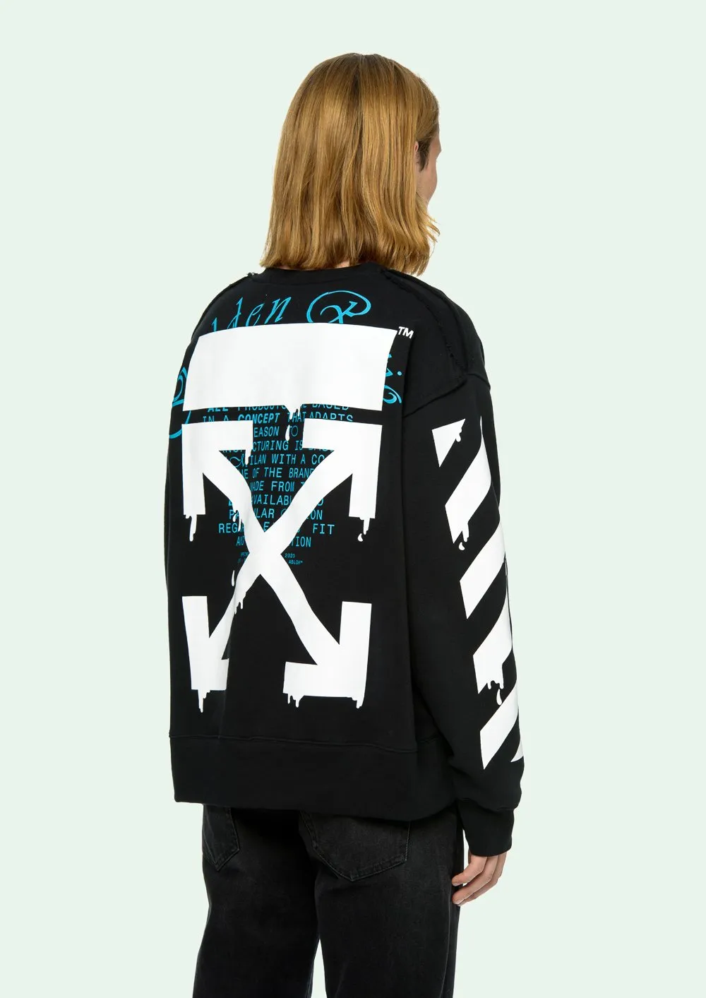 Dripping Arrows Crew Neck Sweatshirt