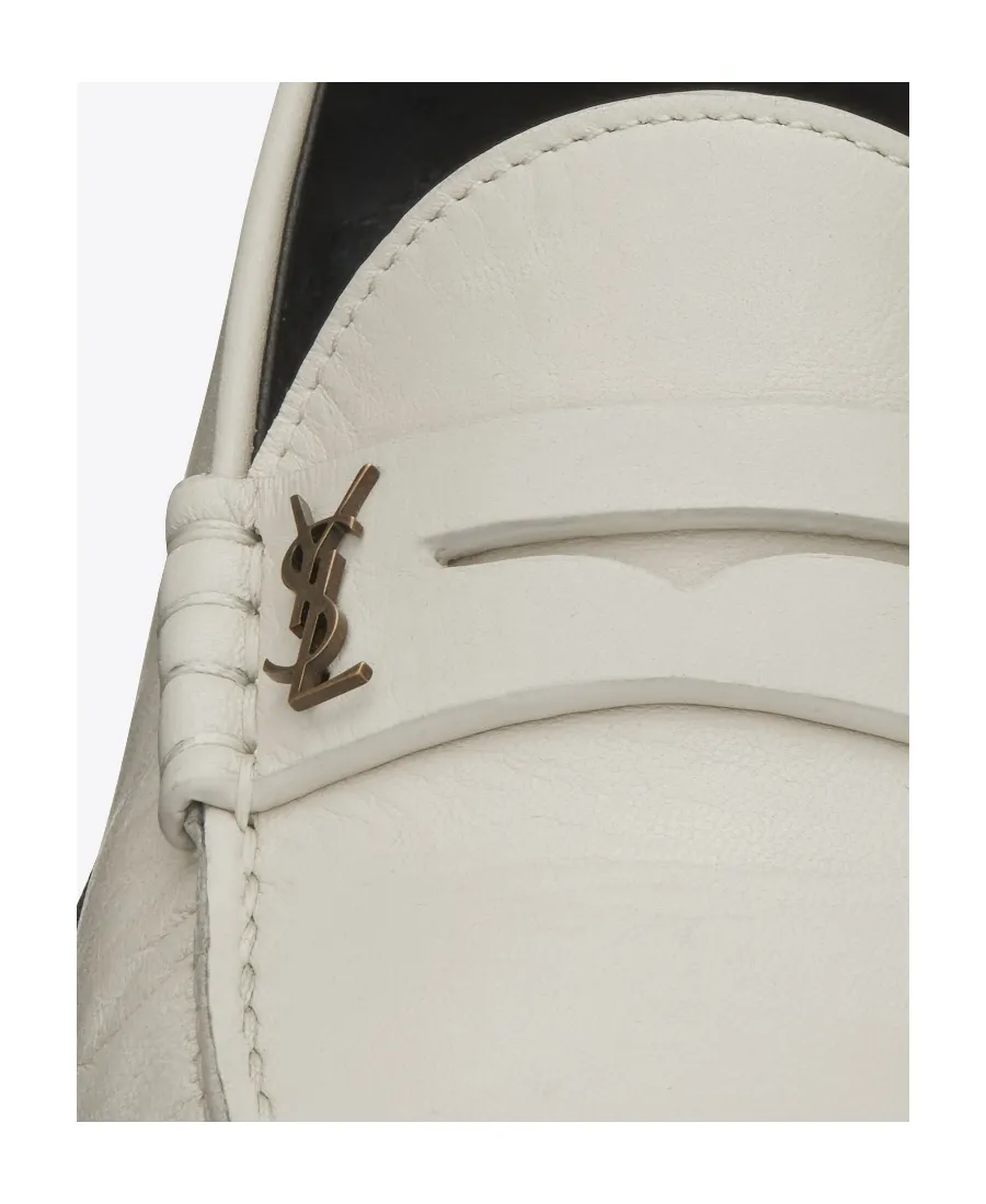 Saint Laurent Monogram Slip-On Loafers