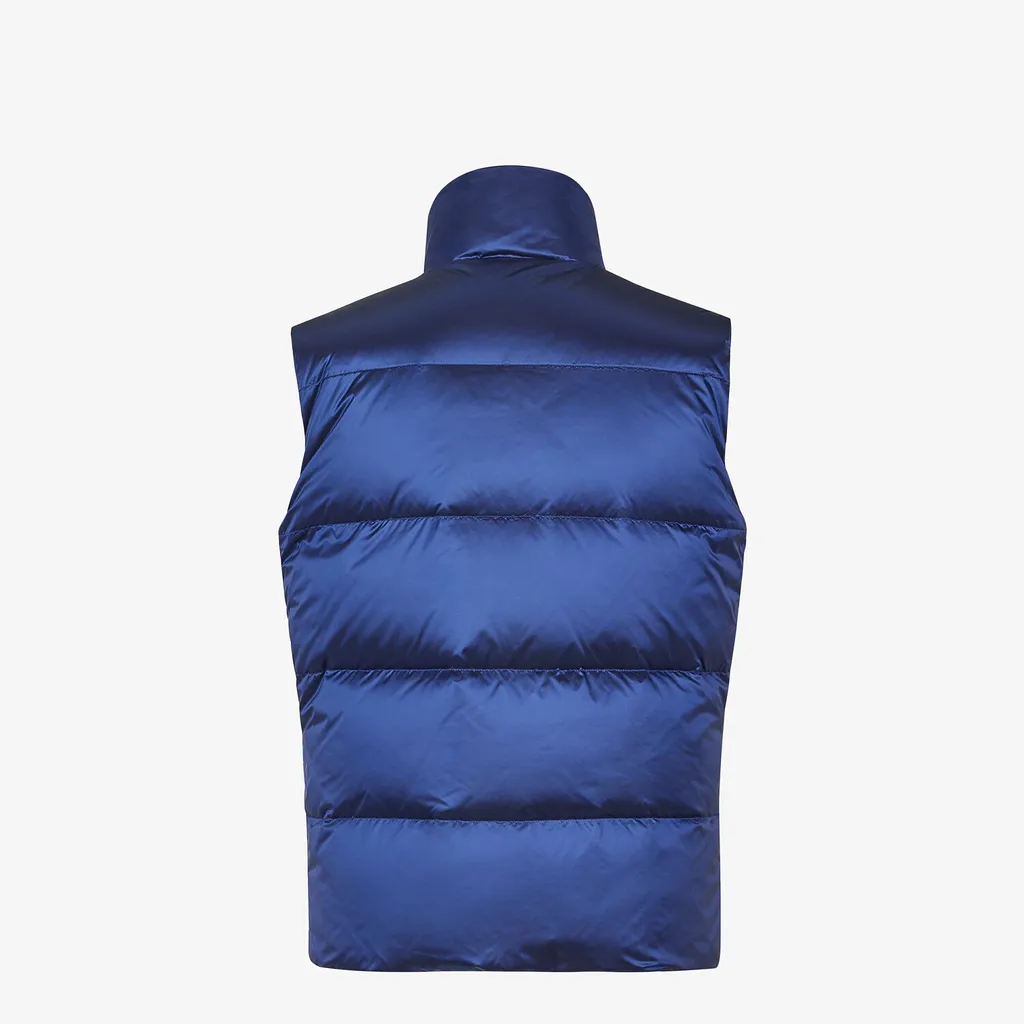 Reversible Logo-Print Padded Gilet