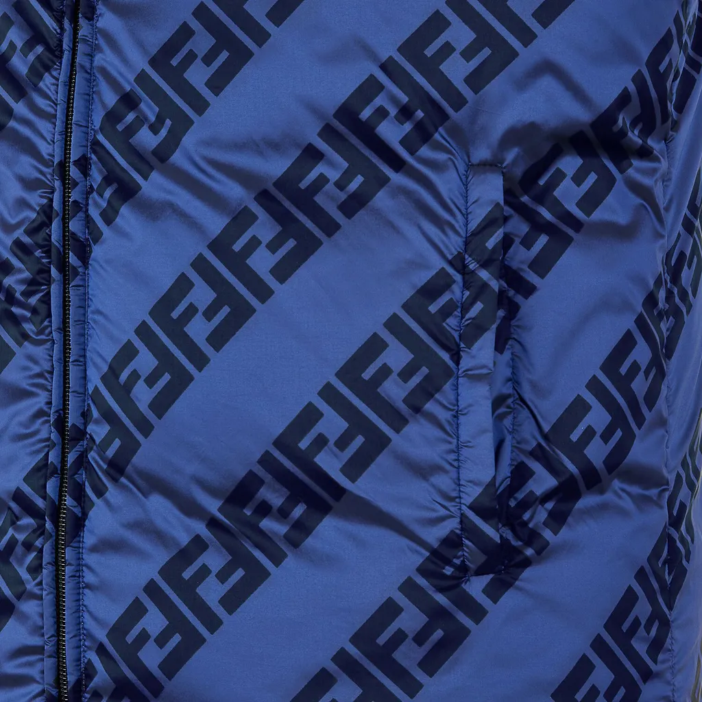 Reversible Logo-Print Padded Gilet