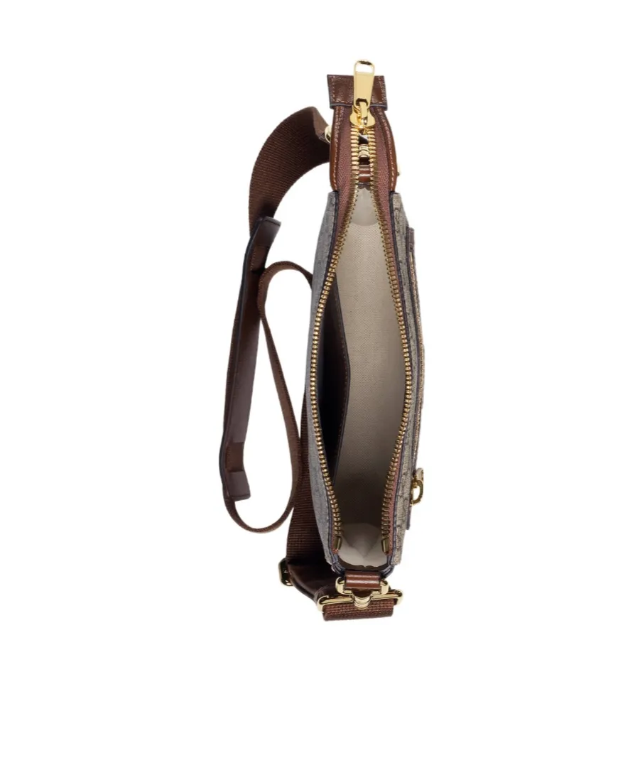 Gucci Gg Supreme Zipped Messenger Bag