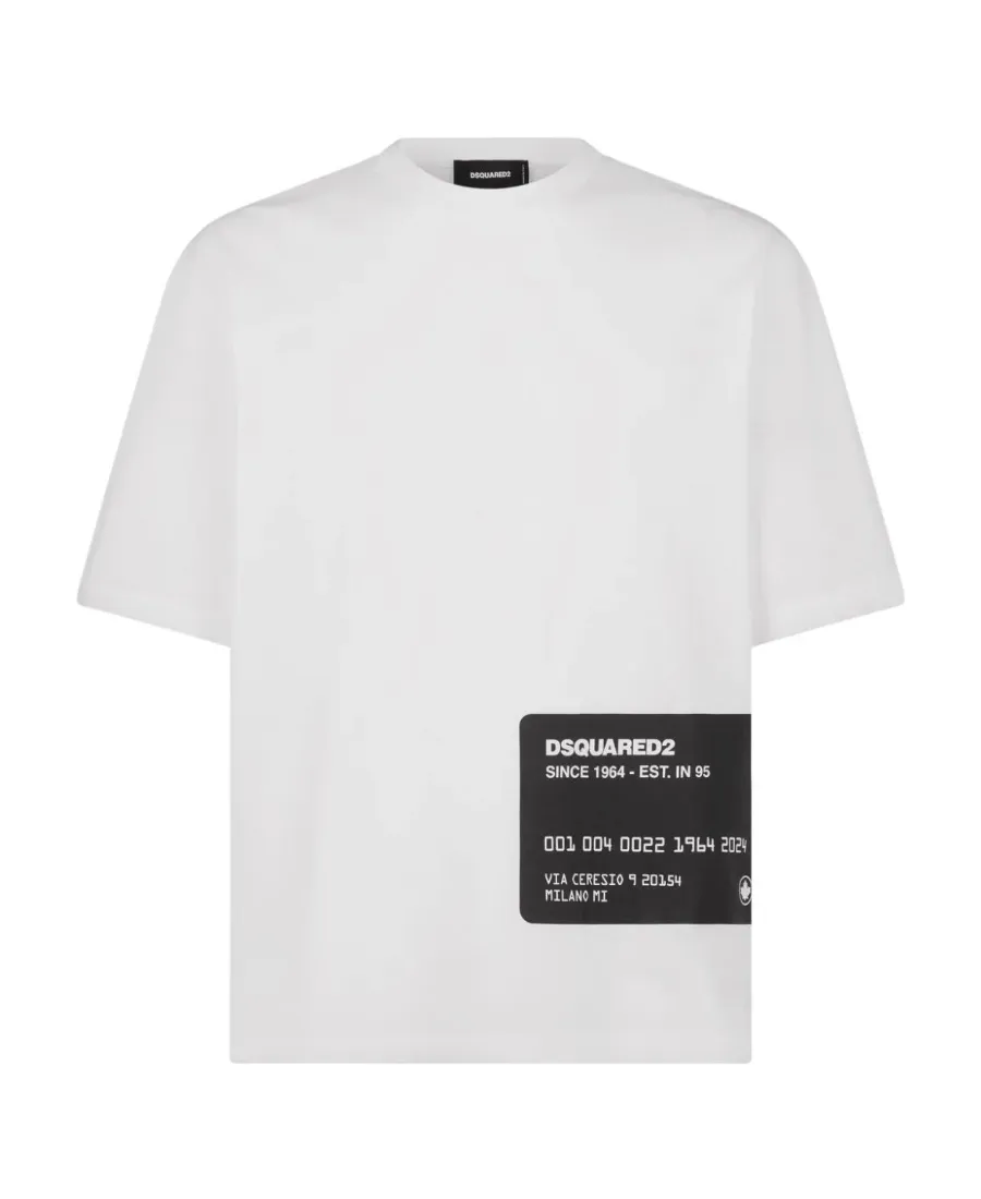 Dsquared2 Logo Printed Crewneck T-Shirt