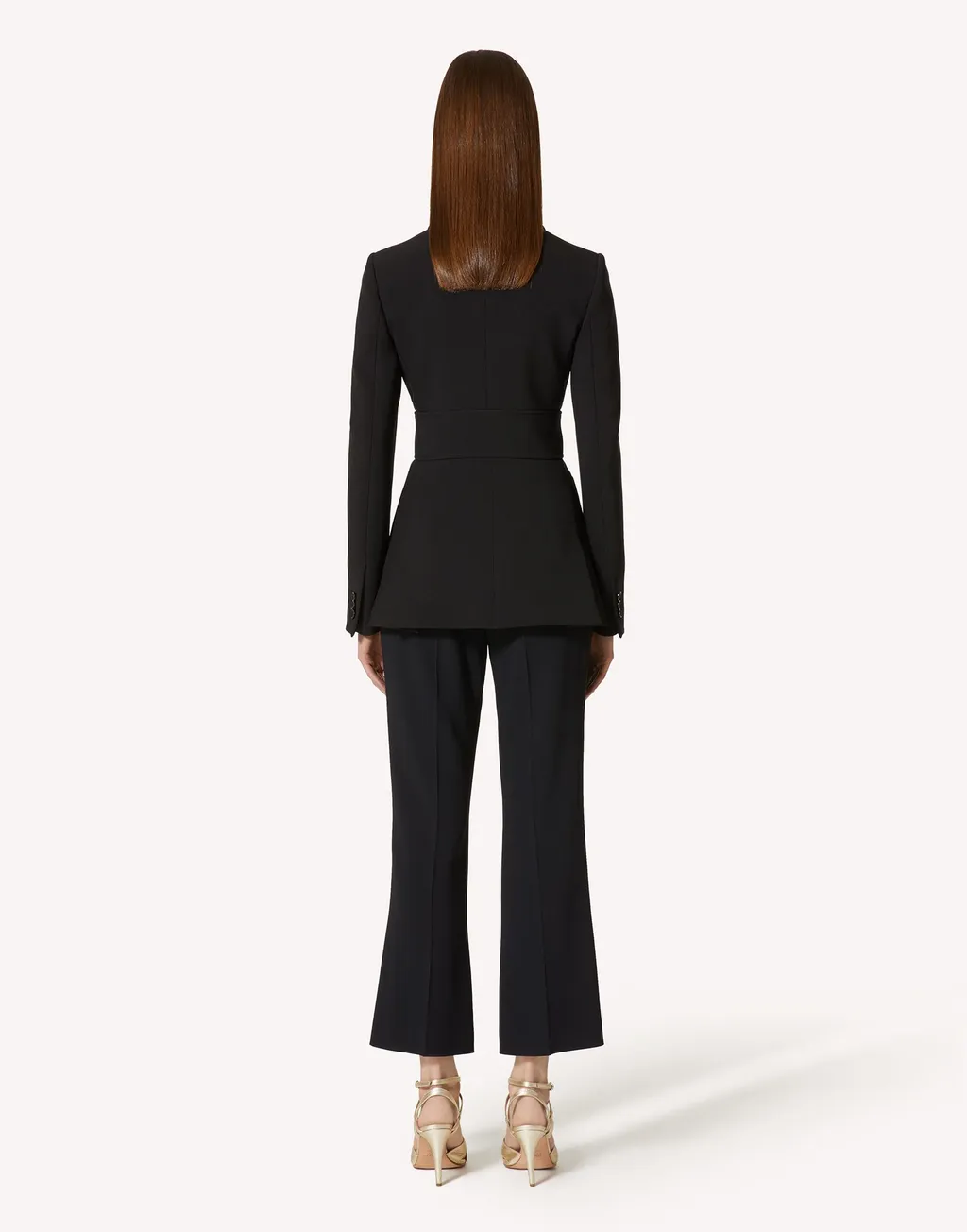 Belted Single-Breasted Blazer