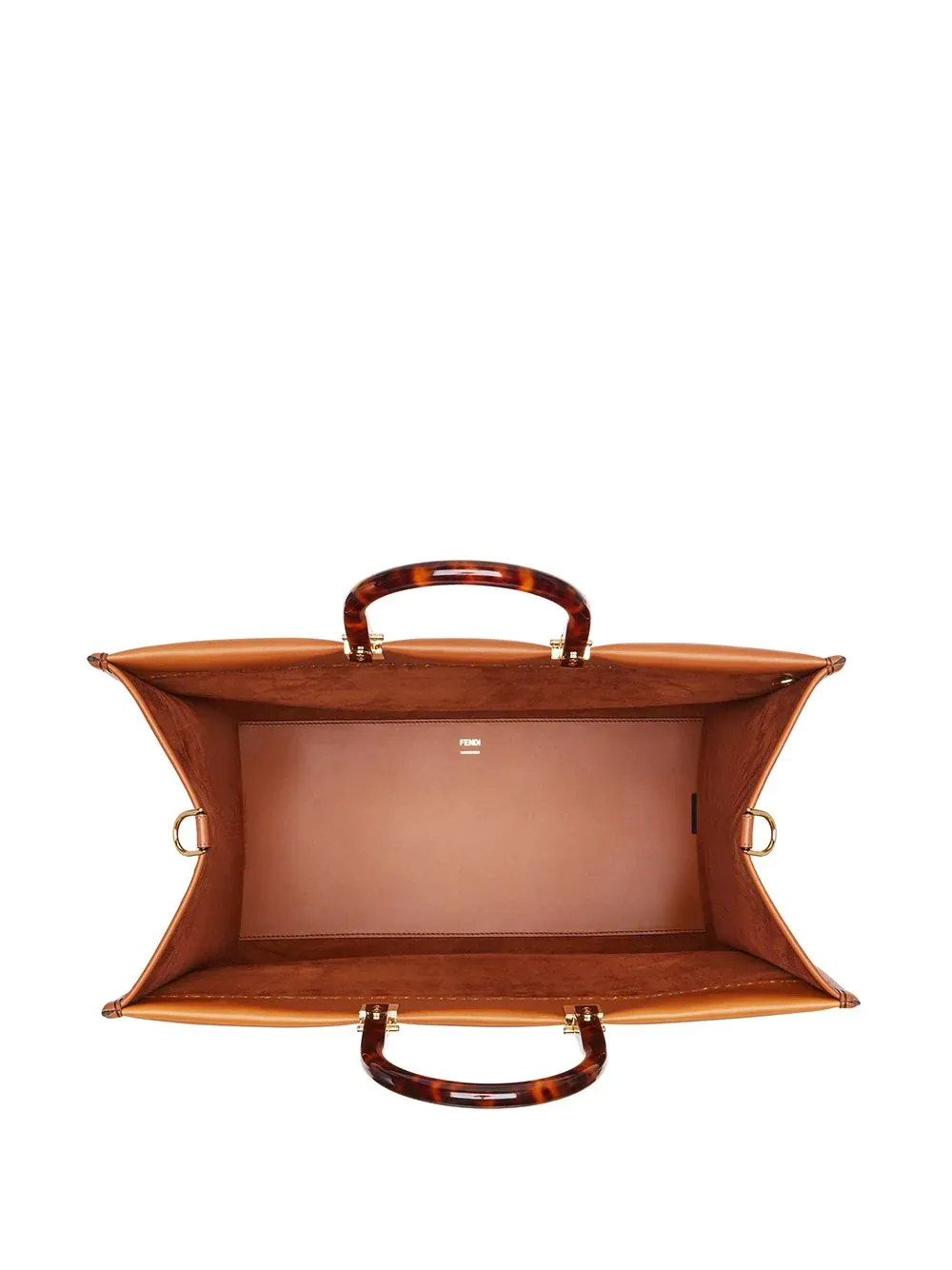 Brown Leather Shopper