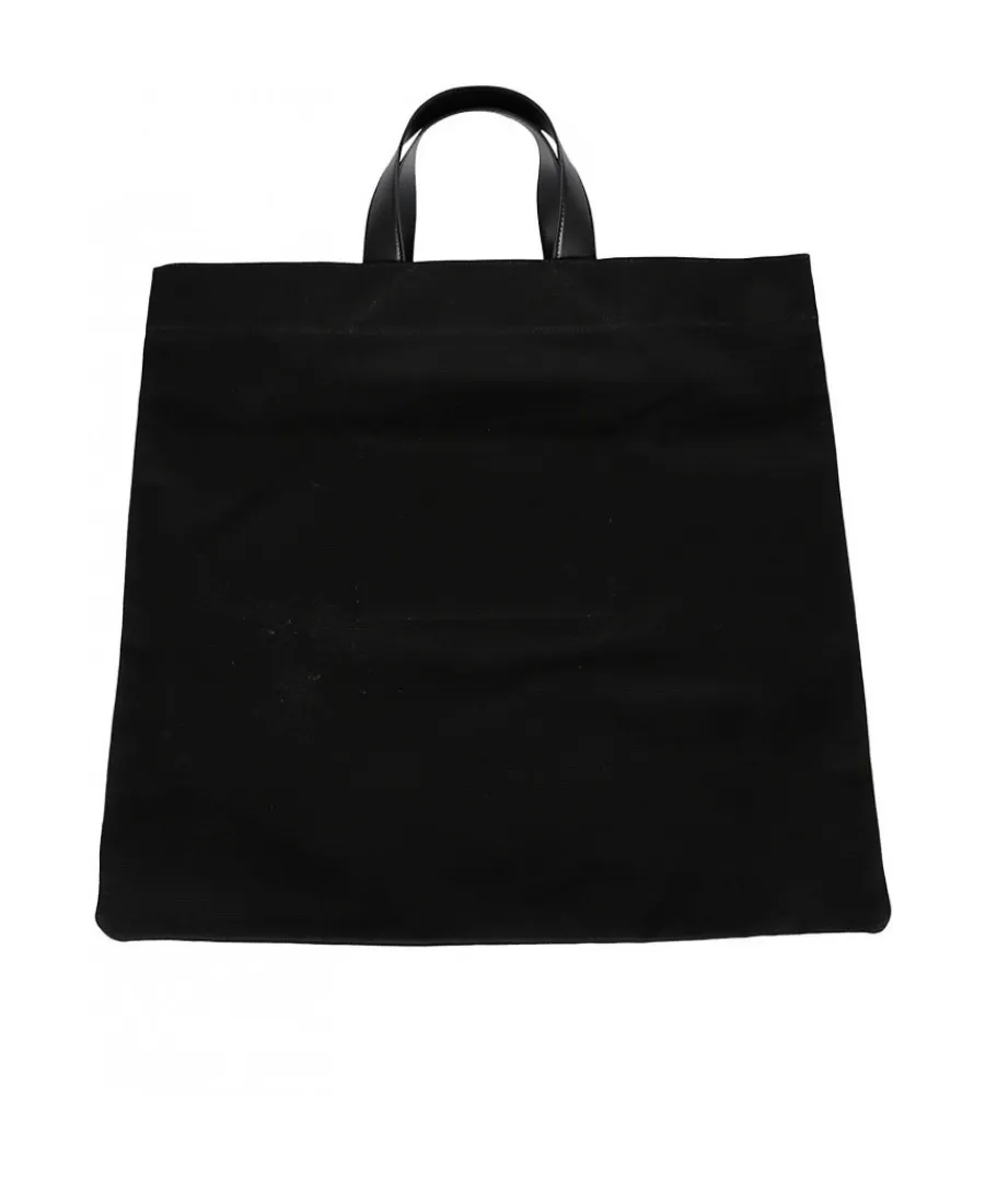 Jil Sander Logo Printed Large Tote Bag
