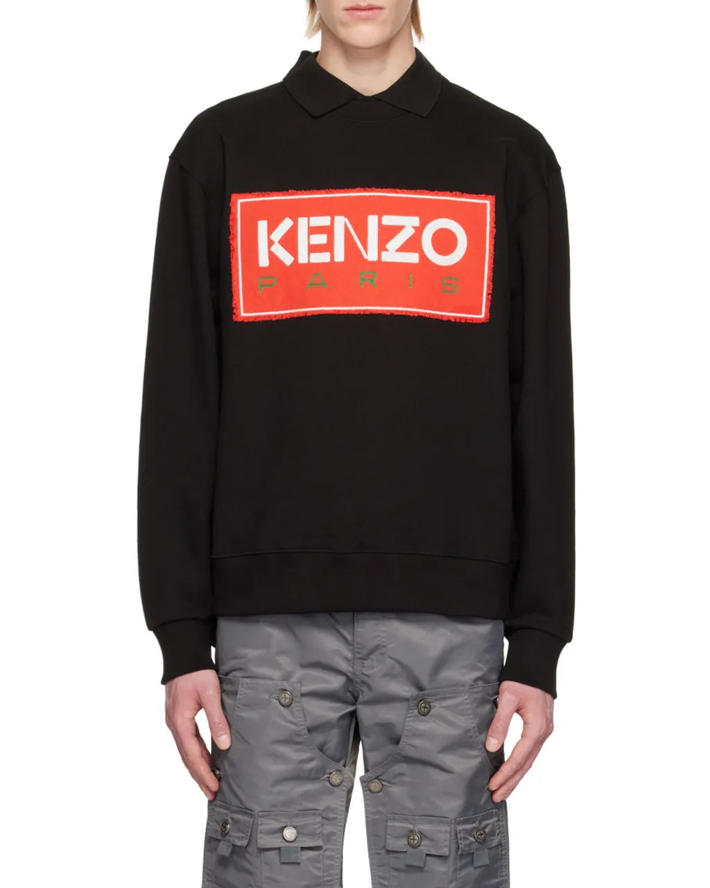 Kenzo Logo Printed Crewneck Sweatshirt
