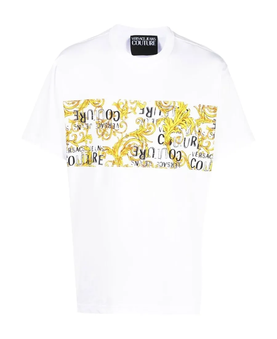 Versace Jeans Couture Logo Printed Crewneck T-Shirt