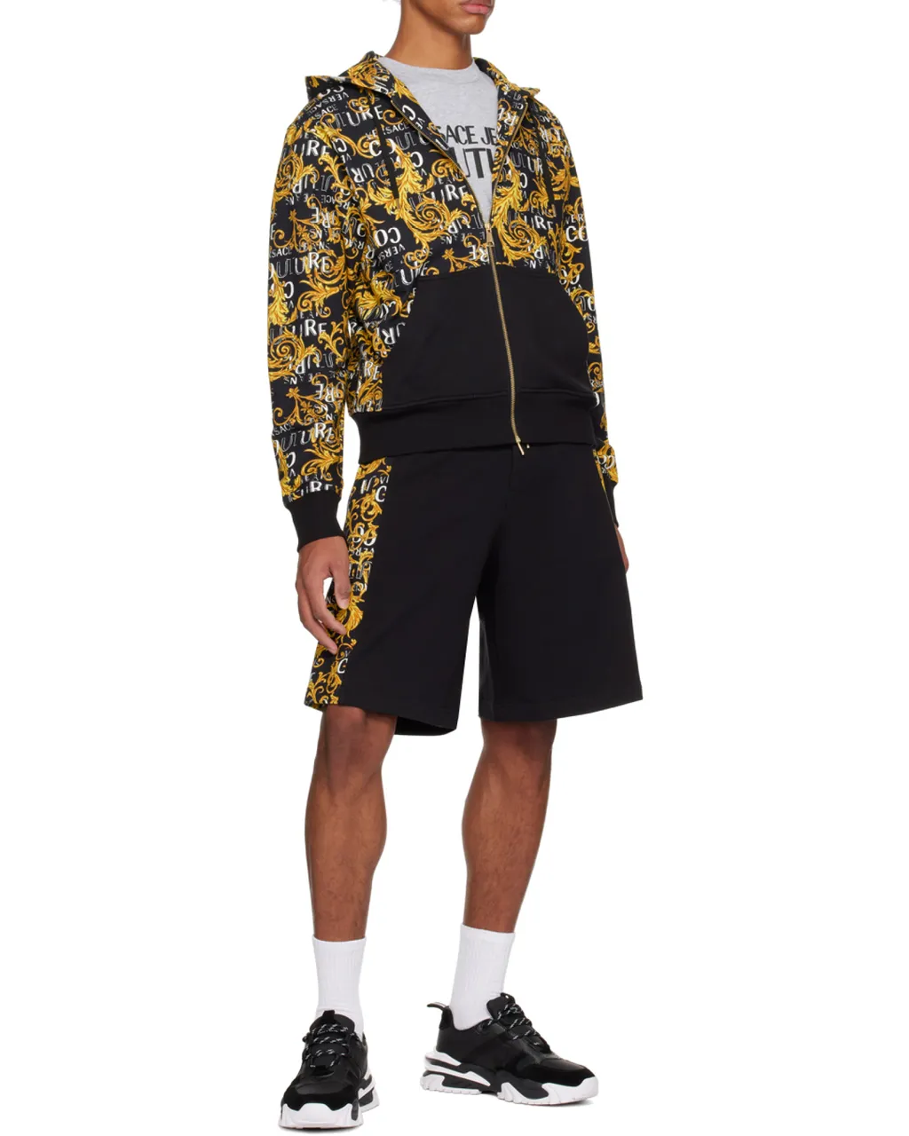 Versace Jeans Couture Drawstring Bermuda Shorts
