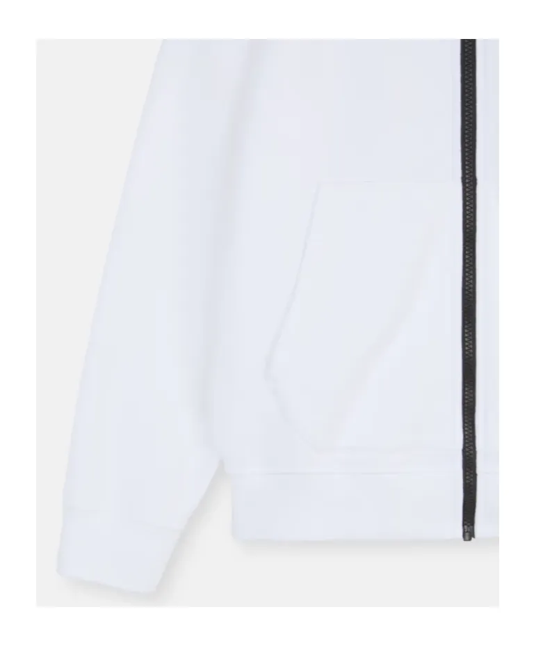 Stone Island Junior Compass Patch Zip-Up Hoodie