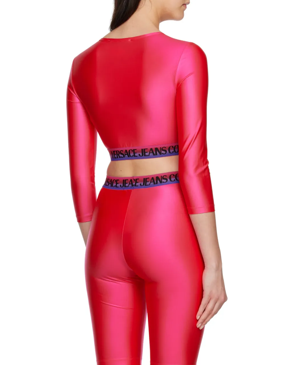 Versace Jeans Couture Crewneck Cropped Top