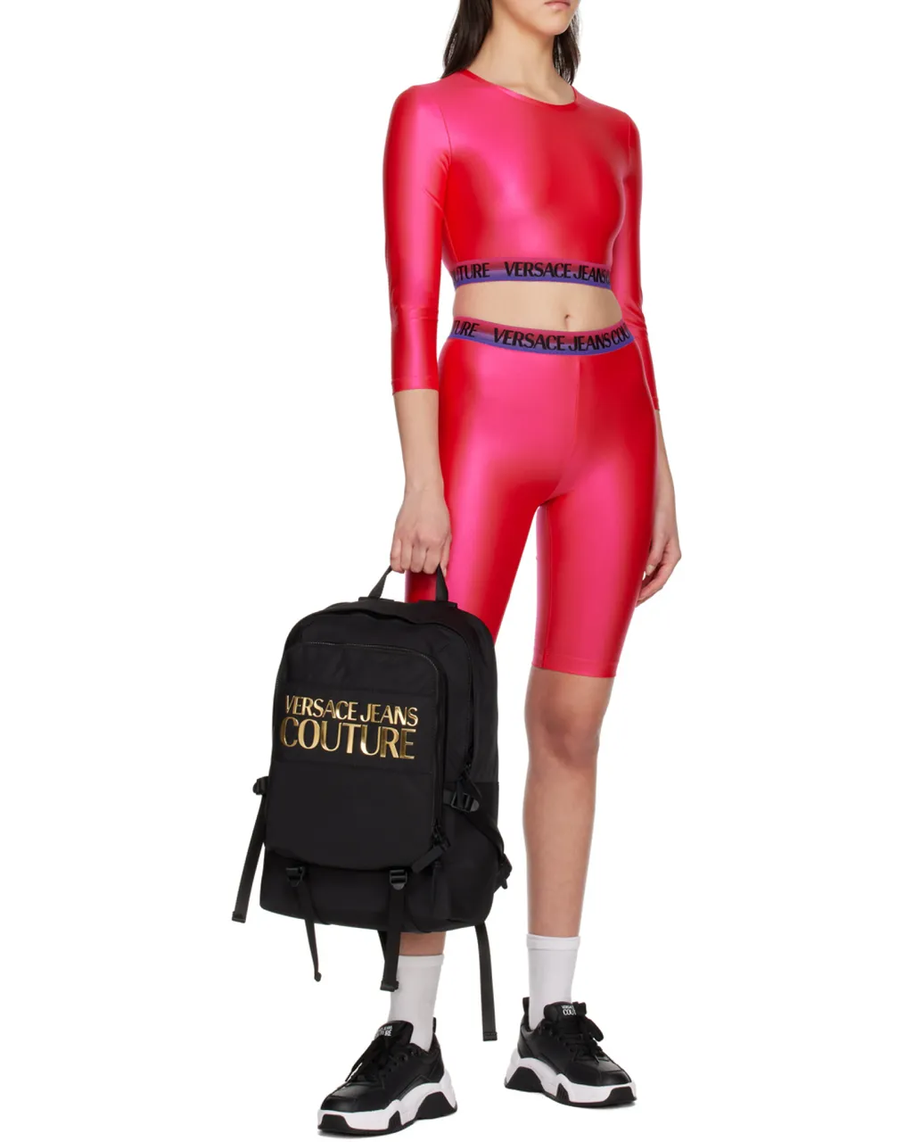Versace Jeans Couture Crewneck Cropped Top