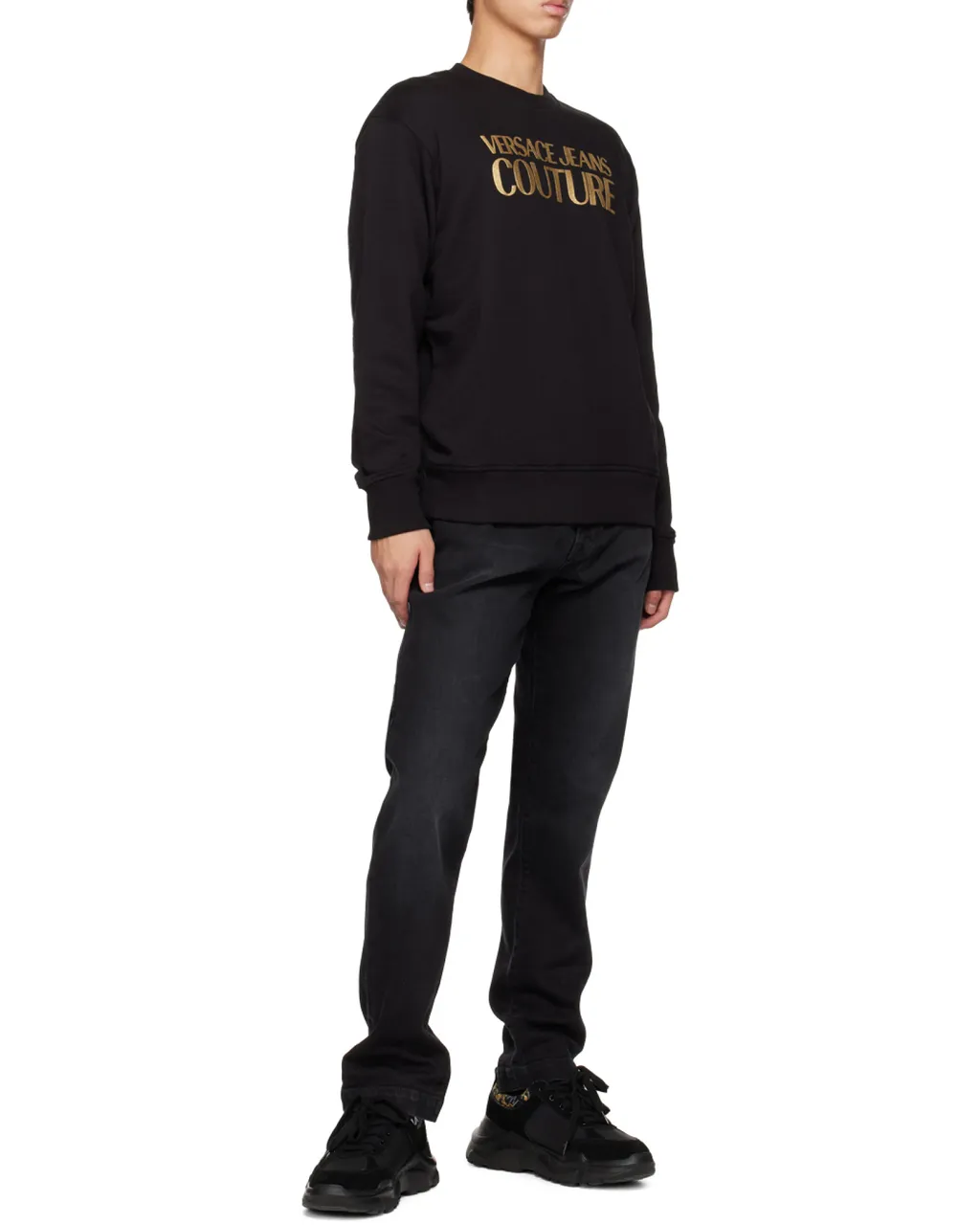 Logo-Print Crew Neck Sweatshirt