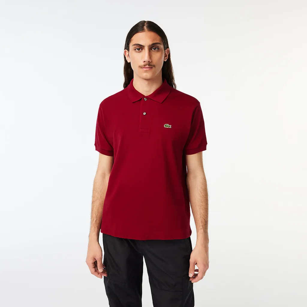 Logo-Patch Piqué Polo Shirt