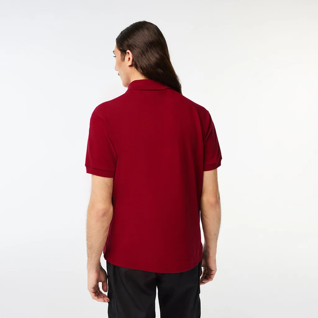 Logo-Patch Piqué Polo Shirt