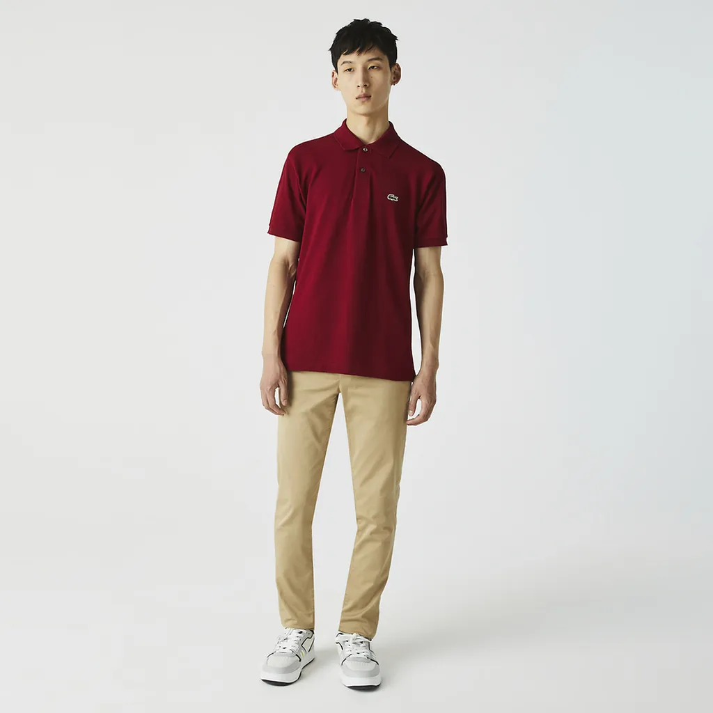 Logo-Patch Piqué Polo Shirt