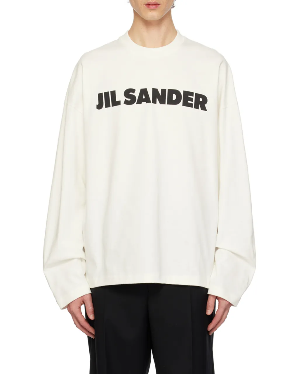 Jil Sander Logo Printed Crewneck Sweatshirt