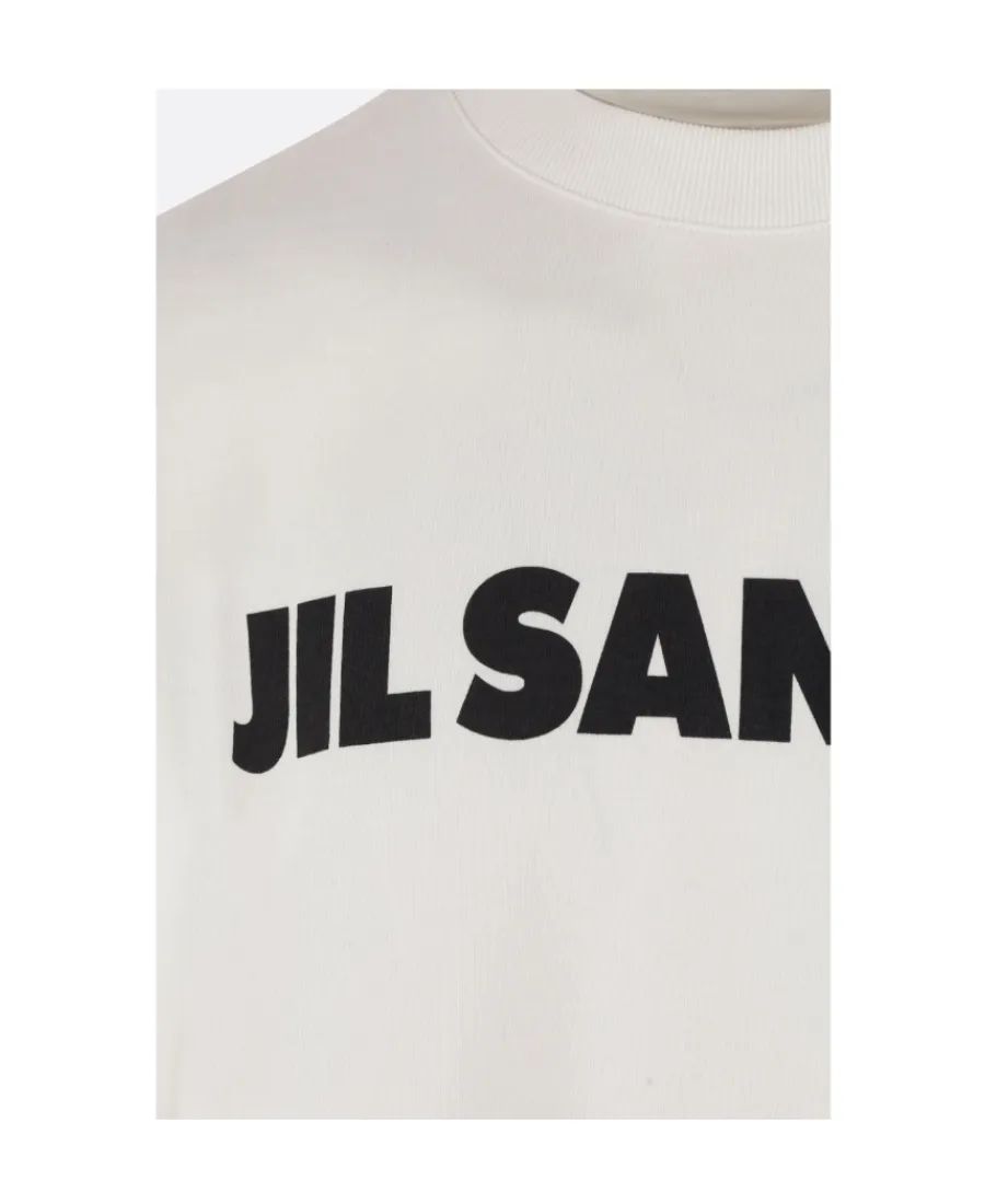 Jil Sander Logo Printed Crewneck Sweatshirt