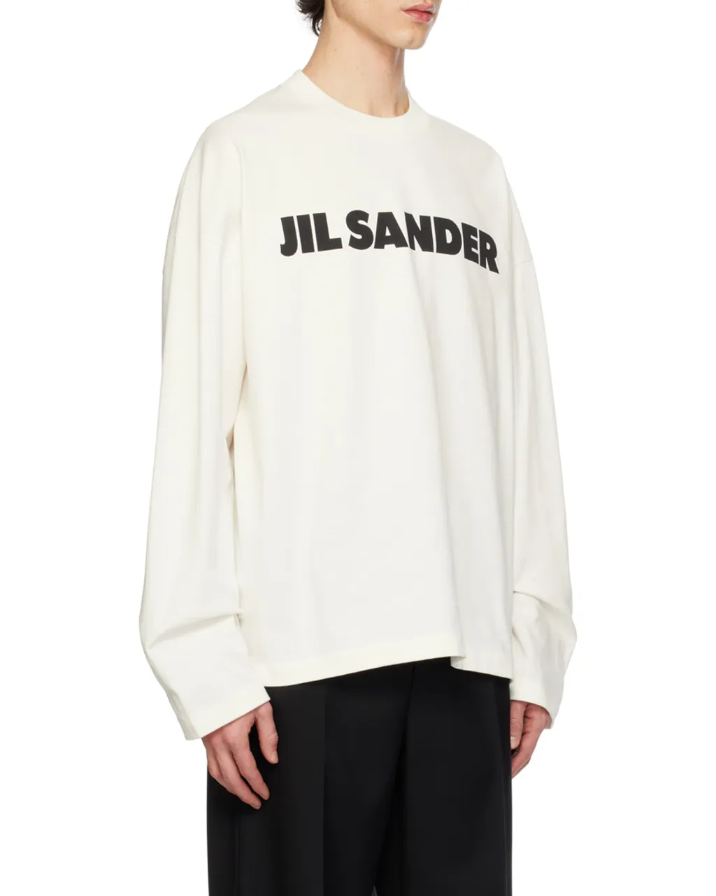 Jil Sander Logo Printed Crewneck Sweatshirt