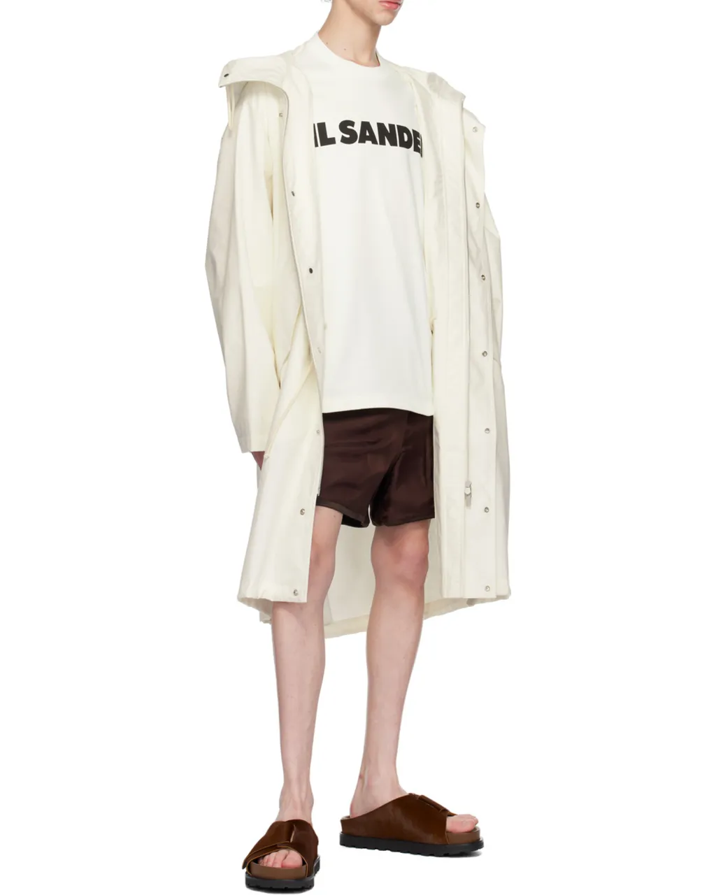 Jil Sander Logo Printed Crewneck Sweatshirt