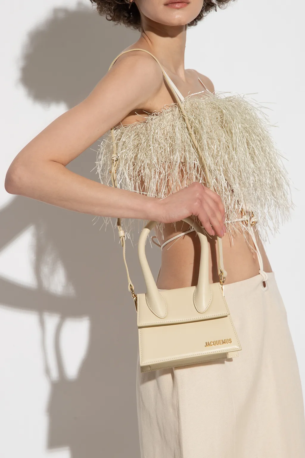 Jacquemus Le Chiquito Logo Lettering Mini Tote Bag