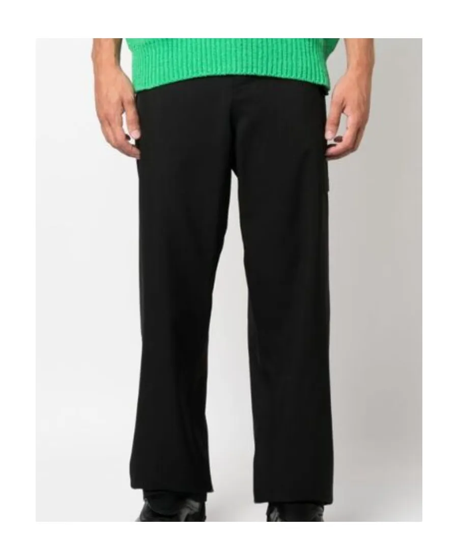 Marni High-Waist Straight-Leg Trousers