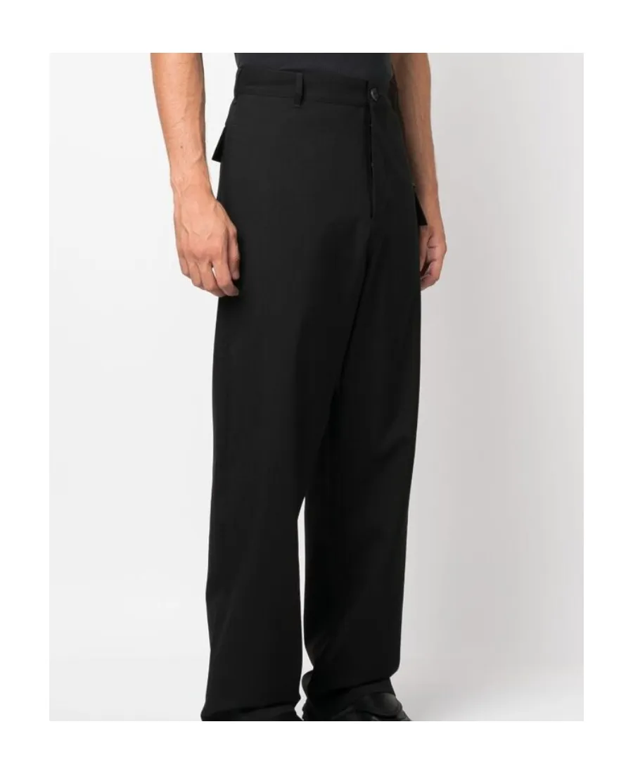 Marni High-Waist Straight-Leg Trousers