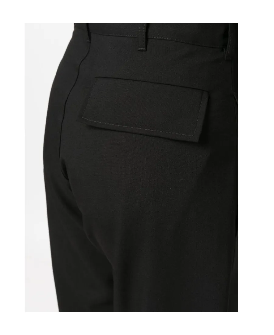 Marni High-Waist Straight-Leg Trousers