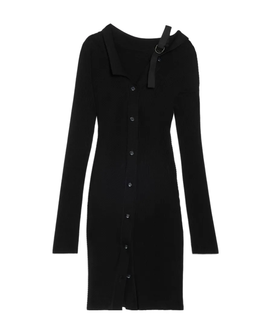 Jacquemus La Robe Maille Colin Ribbed Mini Dress