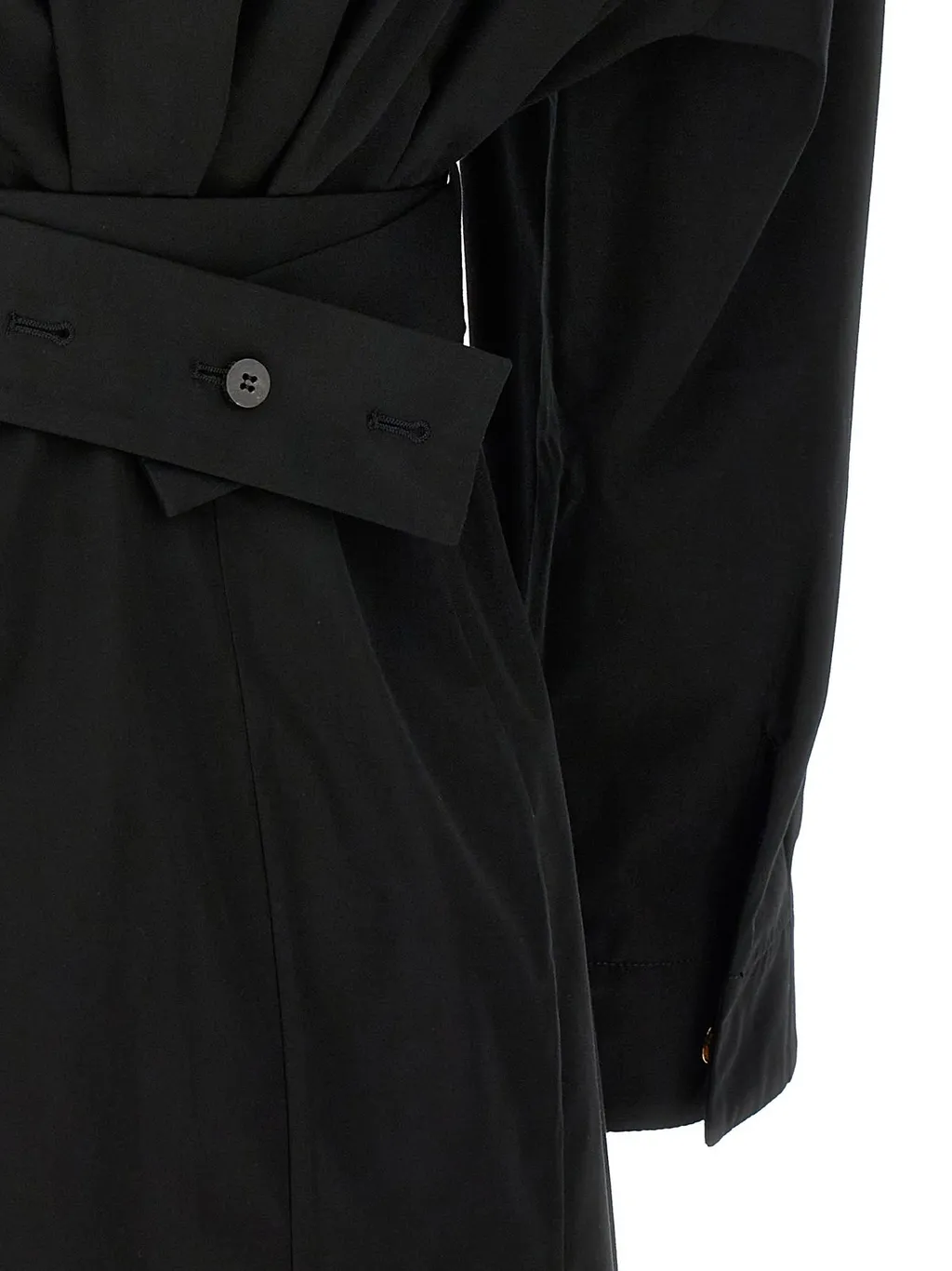 Jacquemus Asymmetric Mini Shirt Dress