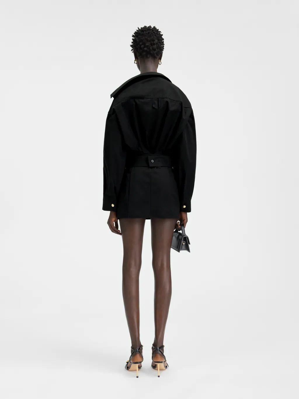 Jacquemus Asymmetric Mini Shirt Dress