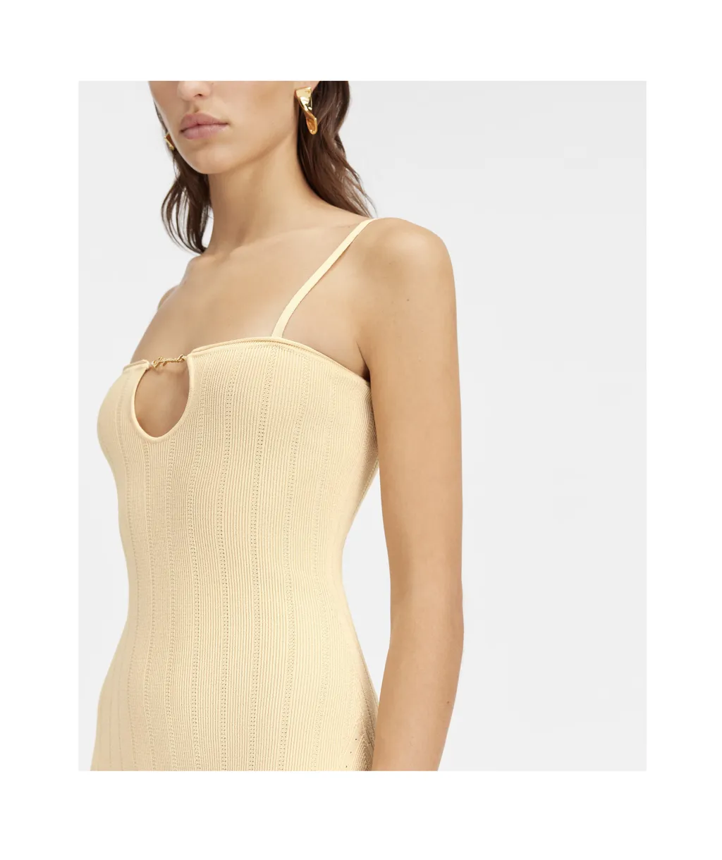 Jacquemus Knitted Lingerie Dress
